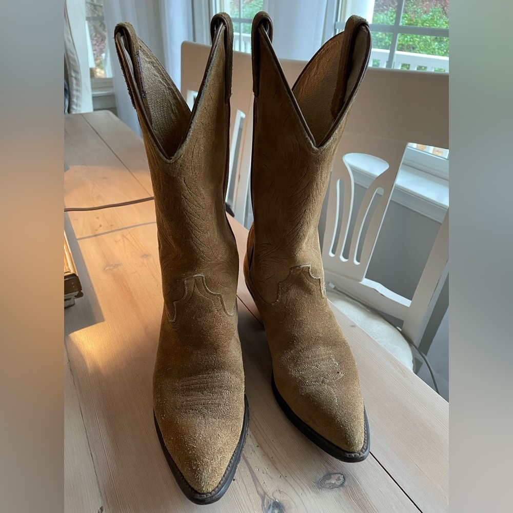 LAREDO Suede Leather Classic Women’s Cowboy Western Boots
